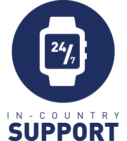 24/7 In Country Support